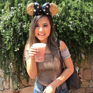 Off the shoulder velvet top